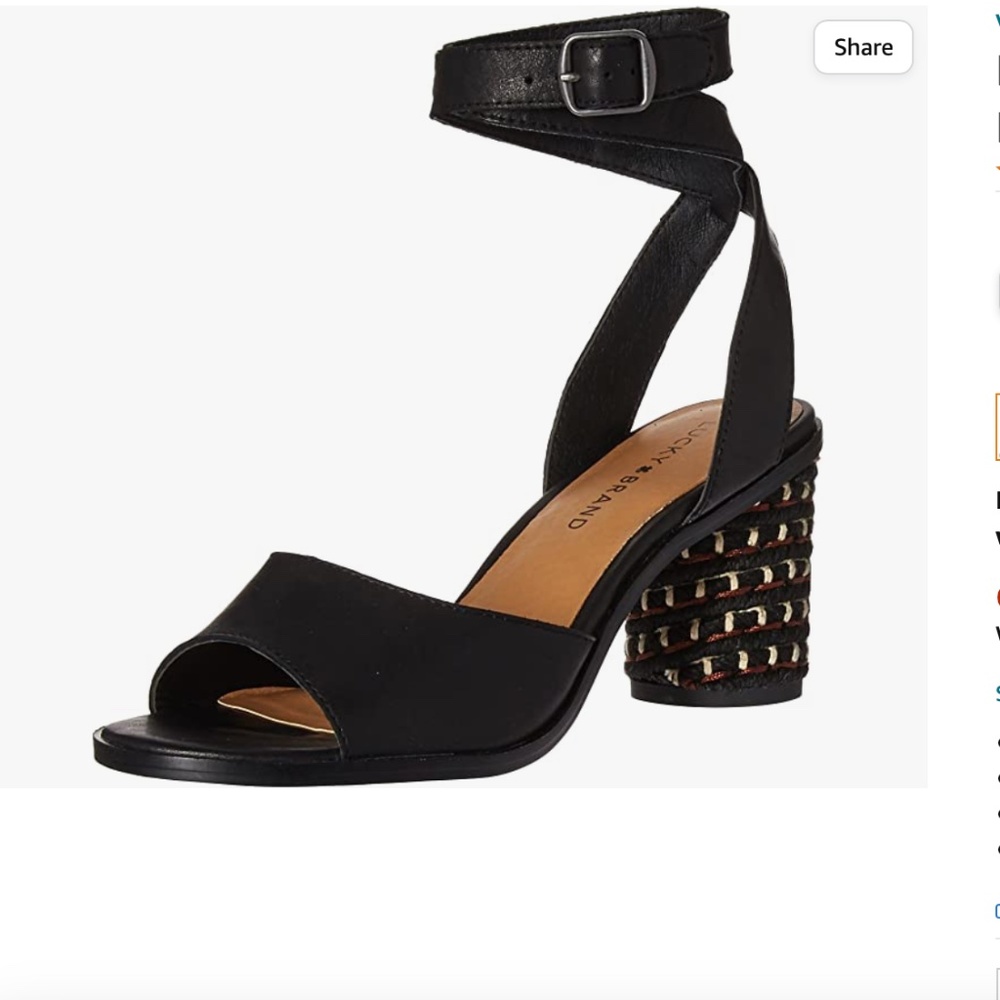 Lucky Brand Women's Pernila Heeled Sandal